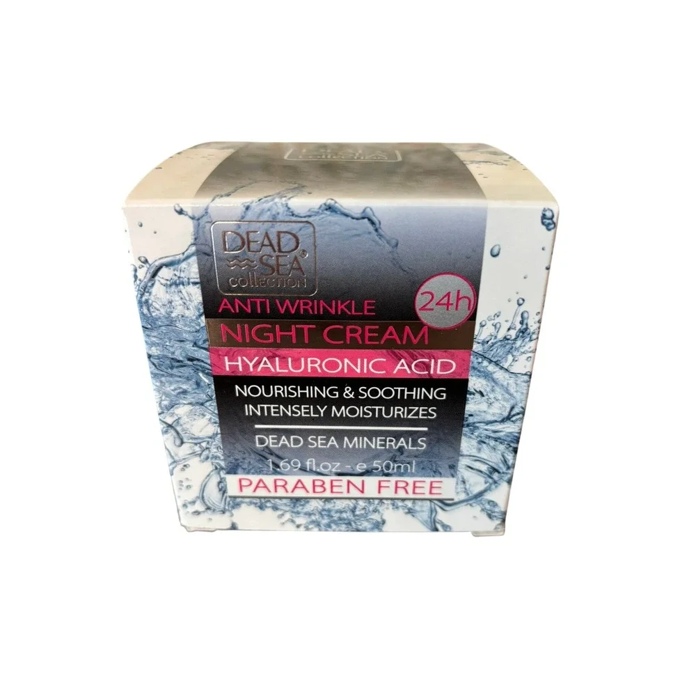 Dead Sea Collection Anti Wrinkle Night Cream Hyaluronic Acid 50ml (1.69 fl oz)